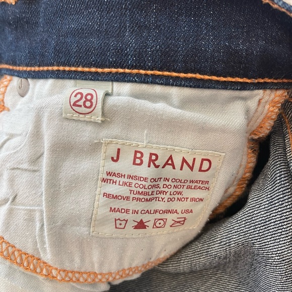 J brand boot cut low rise blue jeans size 28 - Picture 3 of 4
